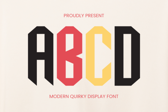 Abcd: The Quirky Display Font for Bold Branding
