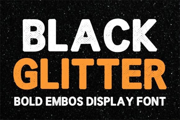 Black Glitter Font Review: Bold Grunge Typography for Branding