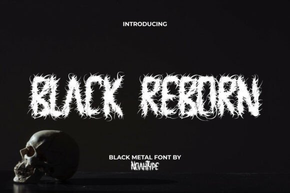 Black Reborn Font for Bold Brand Identity