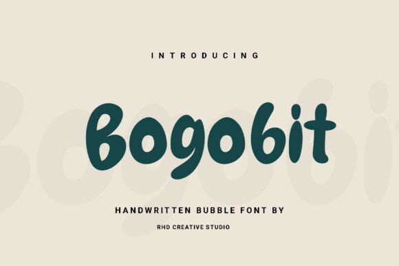 Bogobit: A Quirky Display Font for Editorial Design