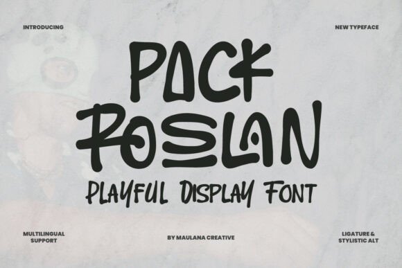Boost Campaign Visibility with Pack Roslan Display Font