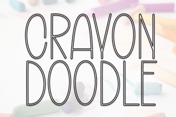 Crayon Doodle: A Relaxed Display Font for Editorial Design