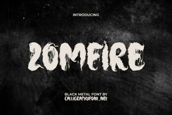 Designing Bold Headlines with Zomfire Typeface
