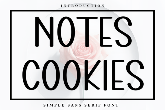 Designing with Notes Cookies: A Soft Display Font for Modern Web Layouts