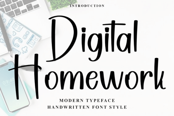 Digital Homework: A Festive Display Font for Holiday Makers