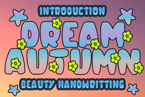 Dream Autumn Font Review: A Groovy Display for Retro Designs