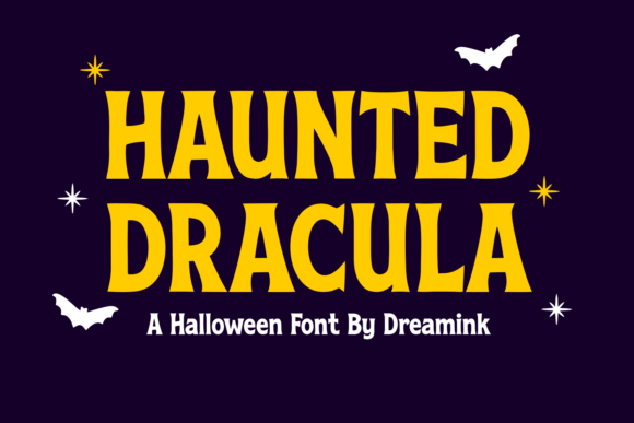 Haunted Dracula: The Ultimate Halloween Display Font
