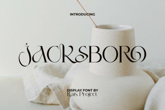Jacksboro: The Elegant Display Font for High-End Campaigns