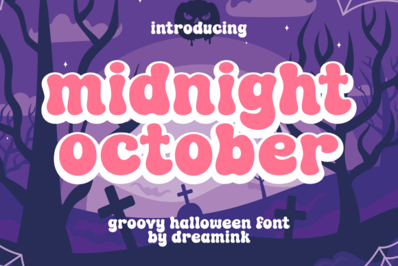 Midnight October: A Vintage Display Font for Editorial Design