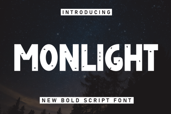 Monlight: A Cheerful Display Font for Modern Web Design