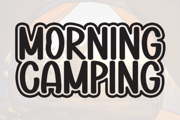 Morning Camping: A Vivacious Display Font for Web Headers