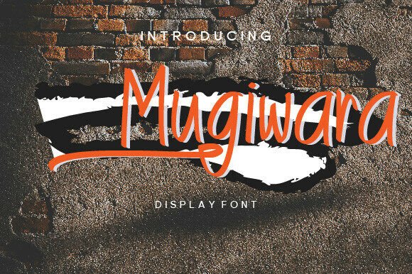 Mugiwara: A Luxury Display Font for Editorial Design