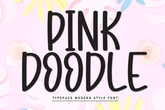 Pink Doodle: A Cheerful Display Font for Makers
