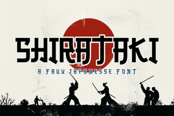 Shirataki: A Captivating Display Font for Elegant Editorial Design