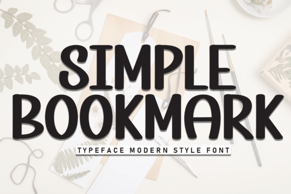 Simple Bookmark Font for Bold Branding Projects