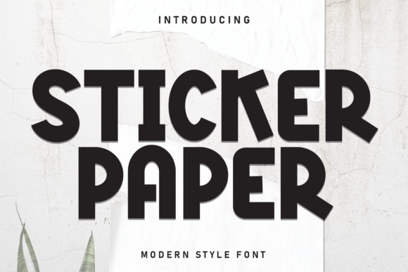 Sticker Paper Font Review for Playful Campaigns