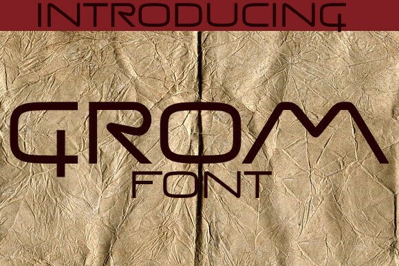 Upgrade Your Brand with Grom: A Futuristic Display Font