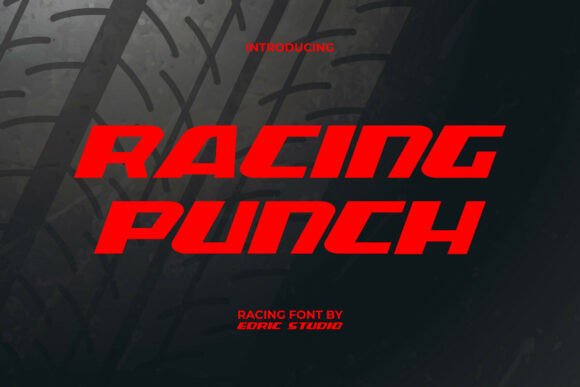 Using Racing Punch Typeface for Bold Brand Identity
