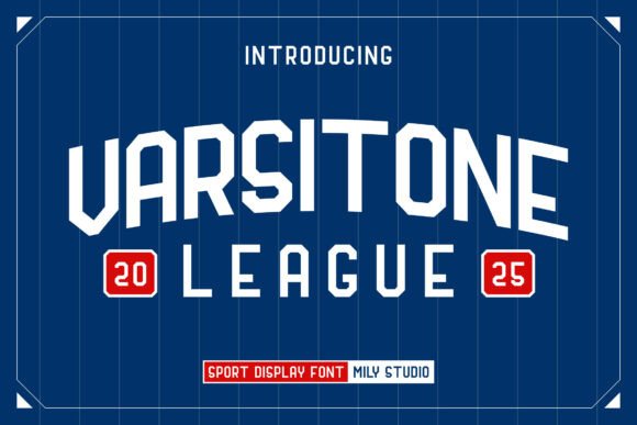 Varsitone League: A Bold Typeface for Makers