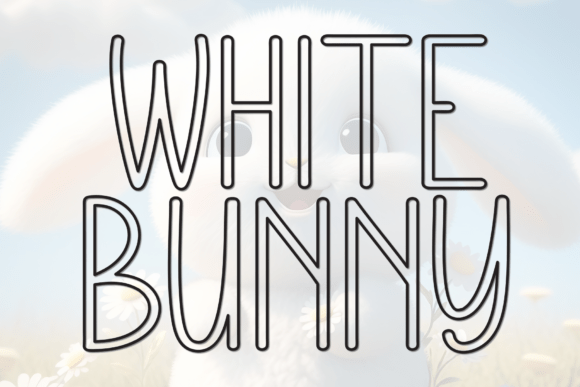 White Bunny: A Whimsical Handwritten Font for Crafters